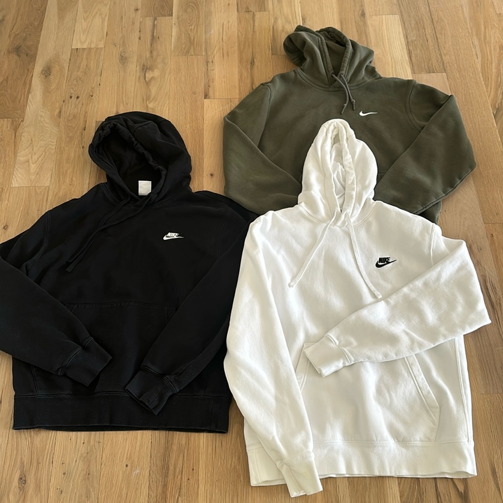 3 Men’s Nike Hoodies size Medium